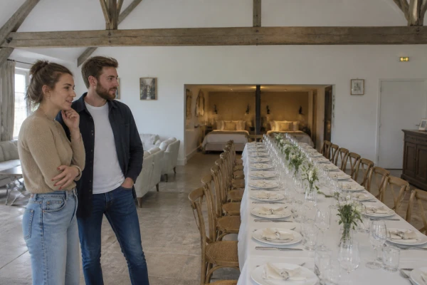 Salle de réception avec couchage centre Bretagne